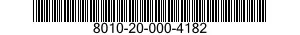 8010-20-000-4182 POLYURETHANE COATING 8010200004182 200004182