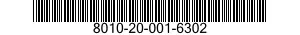 8010-20-001-6302 THINNER 8010200016302 200016302