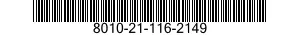 8010-21-116-2149  8010211162149 211162149