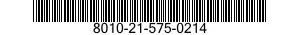 8010-21-575-0214  8010215750214 215750214