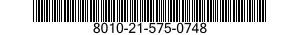8010-21-575-0748  8010215750748 215750748