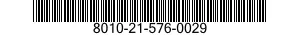 8010-21-576-0029  8010215760029 215760029