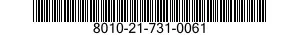 8010-21-731-0061  8010217310061 217310061