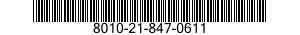 8010-21-847-0611 ENAMEL 8010218470611 218470611