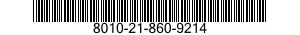 8010-21-860-9214 PAINT,LATEX 8010218609214 218609214