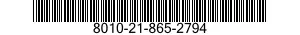 8010-21-865-2794  8010218652794 218652794