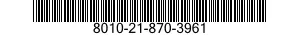 8010-21-870-3961 PAINT,OIL 8010218703961 218703961
