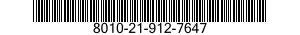 8010-21-912-7647  8010219127647 219127647