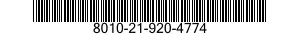 8010-21-920-4774 POLYURETHANE COATING 8010219204774 219204774