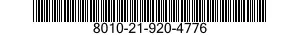 8010-21-920-4776 POLYURETHANE COATING 8010219204776 219204776