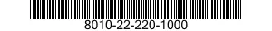 8010-22-220-1000  8010222201000 222201000