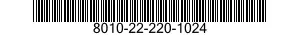 8010-22-220-1024  8010222201024 222201024