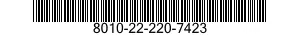 8010-22-220-7423 PAINT,HEAT RESISTING 8010222207423 222207423