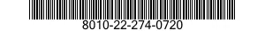 8010-22-274-0720  8010222740720 222740720