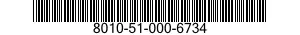 8010-51-000-6734 ENAMEL 8010510006734 510006734
