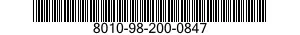 8010-98-200-0847  8010982000847 982000847