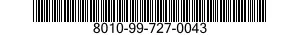 8010-99-727-0043  8010997270043 997270043