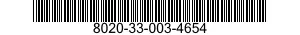 8020-33-003-4654 BRUSH,CALCIMINE 8020330034654 330034654