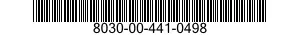 8030-00-441-0498  8030004410498 004410498