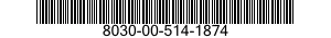 8030-00-514-1874  8030005141874 005141874