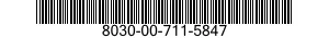 8030-00-711-5847  8030007115847 007115847