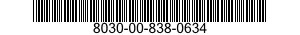 8030-00-838-0634  8030008380634 008380634