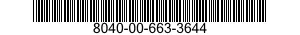 8040-00-663-3644  8040006633644 006633644