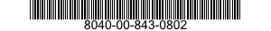 8040-00-843-0802 ADHESIVE 8040008430802 008430802
