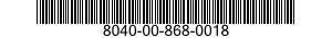 8040-00-868-0018  8040008680018 008680018