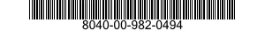 8040-00-982-0494  8040009820494 009820494
