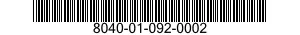 8040-01-092-0002  8040010920002 010920002