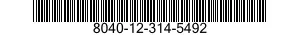 8040-12-314-5492 ADHESIVE 8040123145492 123145492