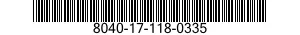 8040-17-118-0335 ADHESIVE 8040171180335 171180335