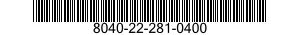 8040-22-281-0400  8040222810400 222810400