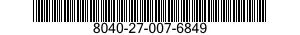 8040-27-007-6849 GASKET SHELLAC COMPOUND 8040270076849 270076849