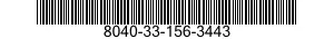 8040-33-156-3443 ADHESIVE,DRY MOUNTING,PRESSURE SENSITIVE 8040331563443 331563443