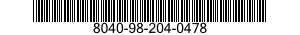 8040-98-204-0478 ADHESIVE 8040982040478 982040478