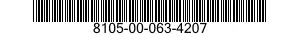 8105-00-063-4207  8105000634207 000634207