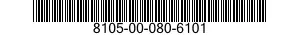 8105-00-080-6101  8105000806101 000806101