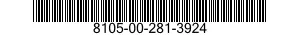 8105-00-281-3924 BAG,MAILING 8105002813924 002813924