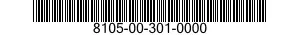 8105-00-301-0000  8105003010000 003010000