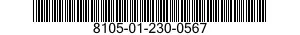 8105-01-230-0567  8105012300567 012300567