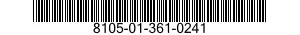 8105-01-361-0241 ENVELOPE,TRANSPORTATION,LABORATORY SAMPLE 8105013610241 013610241