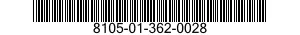 8105-01-362-0028 BAG,PLASTIC 8105013620028 013620028