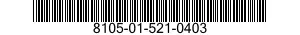 8105-01-521-0403 BAG,PLASTIC 8105015210403 015210403