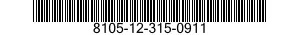 8105-12-315-0911 ENVELOPE,PROTECTIVE 8105123150911 123150911