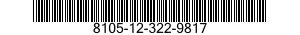 8105-12-322-9817 BAG,TOOLS AND SPARE PARTS 8105123229817 123229817