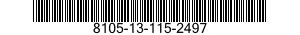 8105-13-115-2497 BAG,TEXTILE 8105131152497 131152497