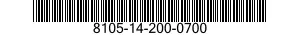 8105-14-200-0700  8105142000700 142000700