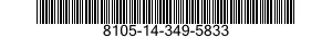 8105-14-349-5833  8105143495833 143495833